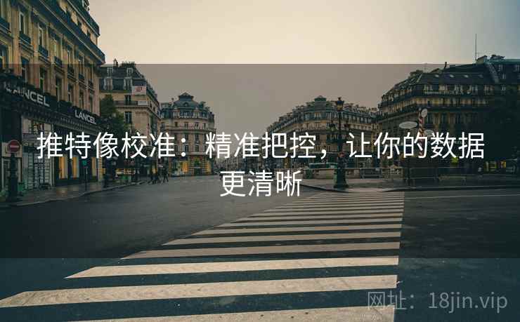 推特像校准：精准把控，让你的数据更清晰