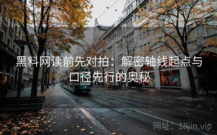 黑料网读前先对拍:解密轴线起点与口径先行的奥秘